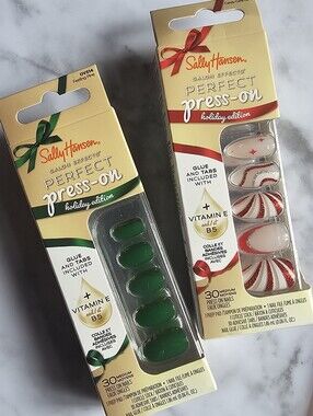Sally Hansen Perfect Press-On Holiday Nail Bundle